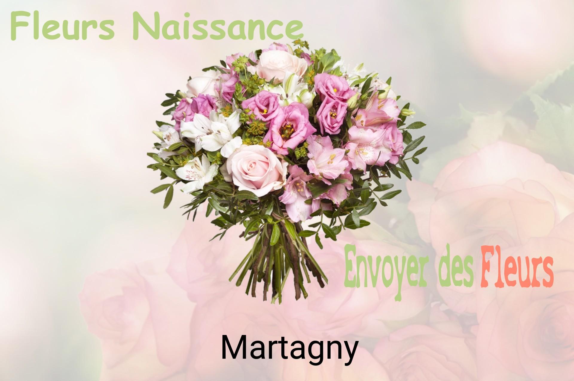 Bouquet de fleurs de naissance livré à Martagny